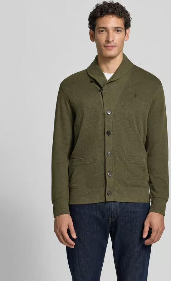 Polo Ralph Lauren regular fit gebreid jack van katoenmix - Foto 2