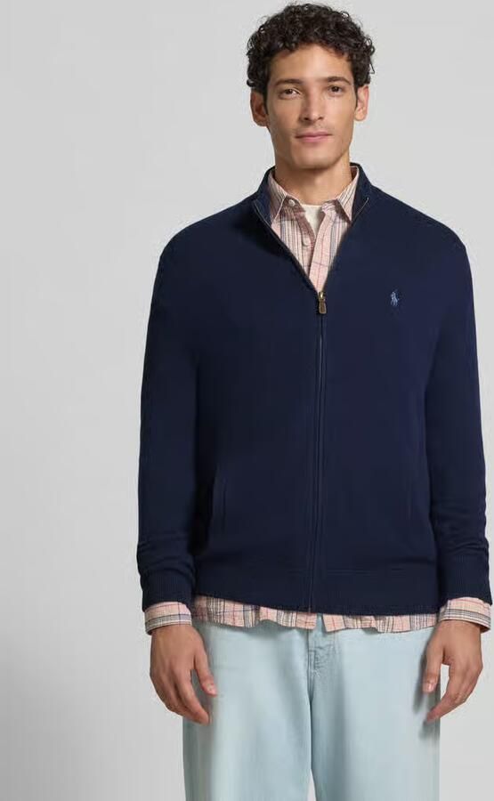 Ralph Lauren Luxe Italiaanse wollen vest met volledige ritssluiting Blauw Heren - Foto 3
