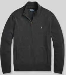 Polo Ralph Lauren Gebreid jack van lanawol met naadritssluiting - Foto 5