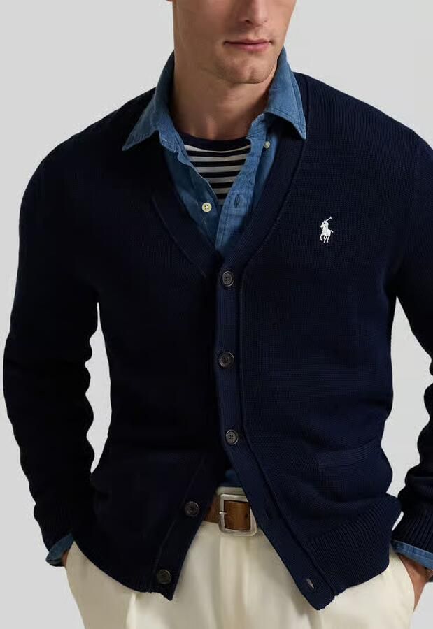 Polo Ralph Lauren Regular fit gebreid jack van puur katoen - Foto 2