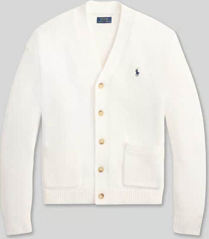 Polo Ralph Lauren Regular fit gebreid jack van puur katoen