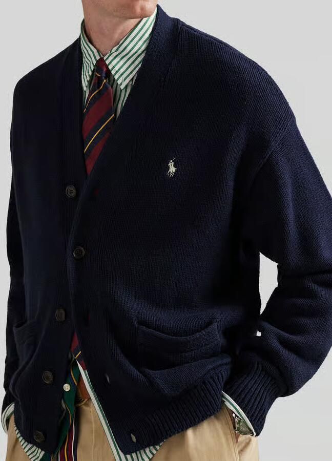 Polo Ralph Lauren Regular fit gebreid jack van puur katoen - Foto 2