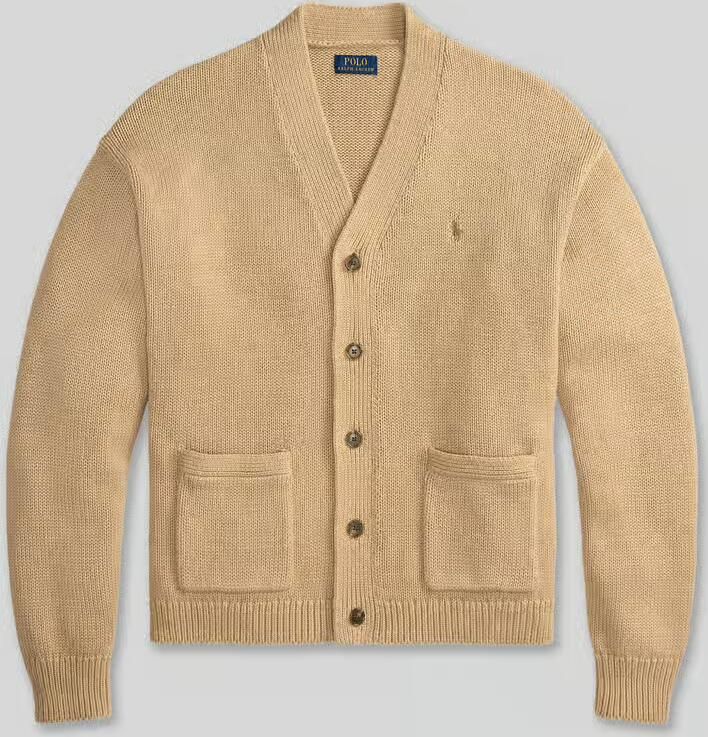 Polo Ralph Lauren Regular fit gebreid jack van puur katoen