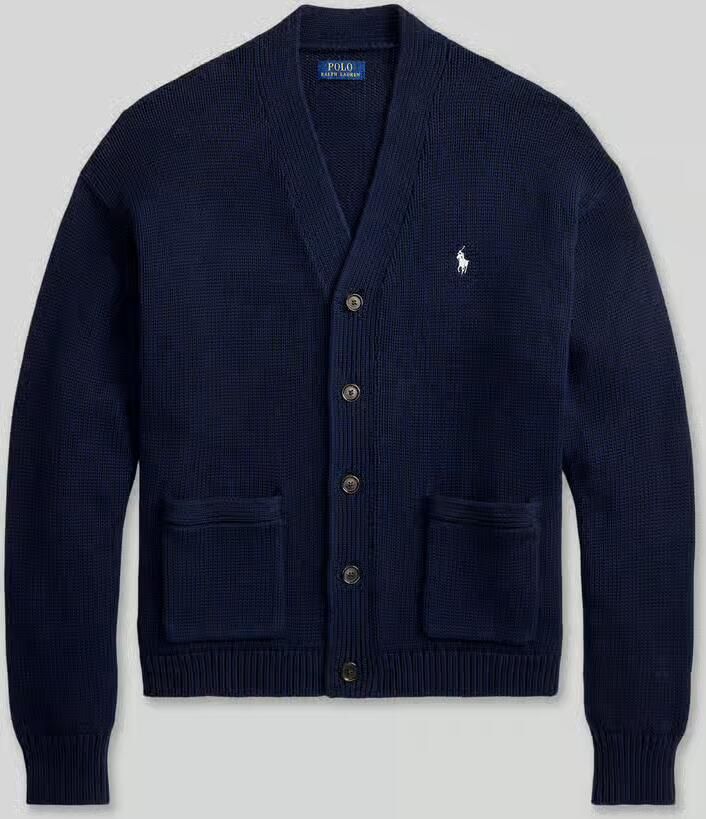 Polo Ralph Lauren Regular fit gebreid jack van puur katoen