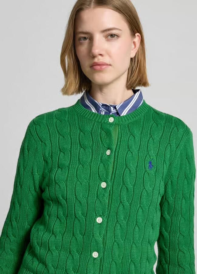 Polo Ralph Lauren regular fit gebreid jack van puur katoen
