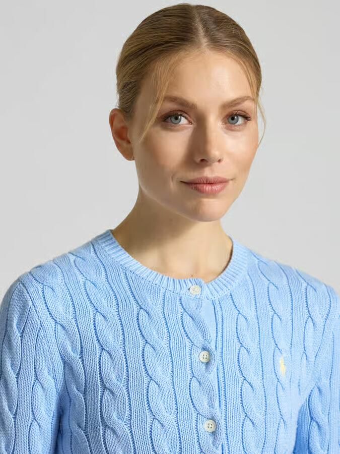 Polo Ralph Lauren regular fit gebreid jack van puur katoen