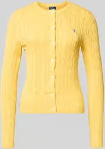 Polo Ralph Lauren regular fit gebreid jack van puur katoen