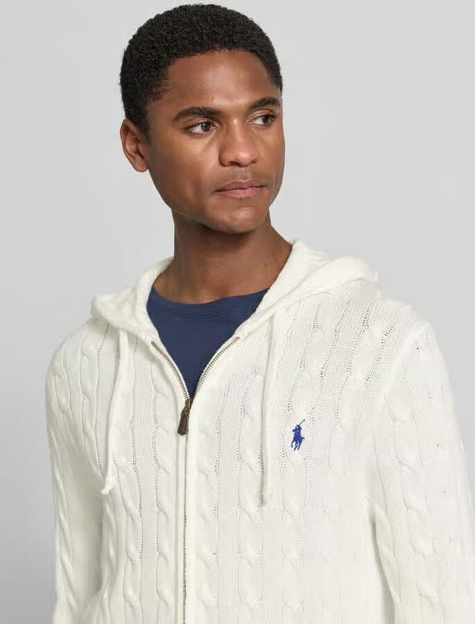 Polo Ralph Lauren regular fit gebreid jack van puur katoen