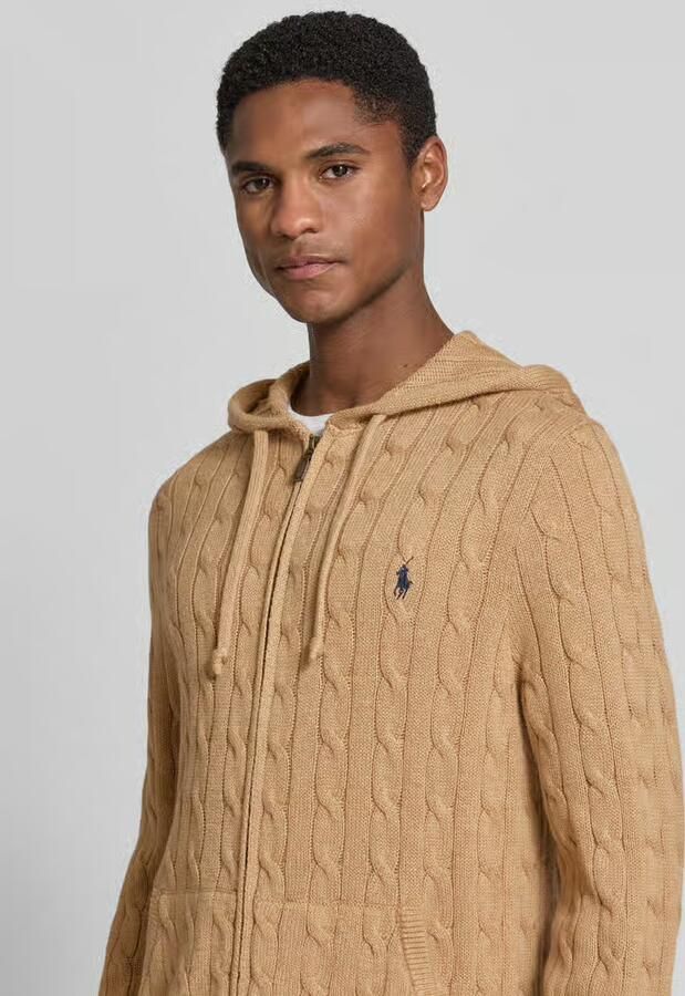 Polo Ralph Lauren regular fit gebreid jack van puur katoen