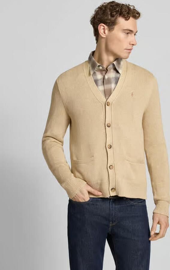 Polo Ralph Lauren Regular fit gebreid jack van puur katoen - Foto 3