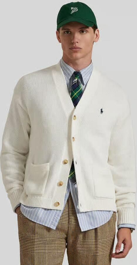 Polo Ralph Lauren Regular fit gebreid jack van puur katoen - Foto 3