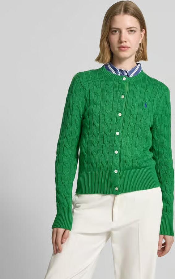 Polo Ralph Lauren regular fit gebreid jack van puur katoen