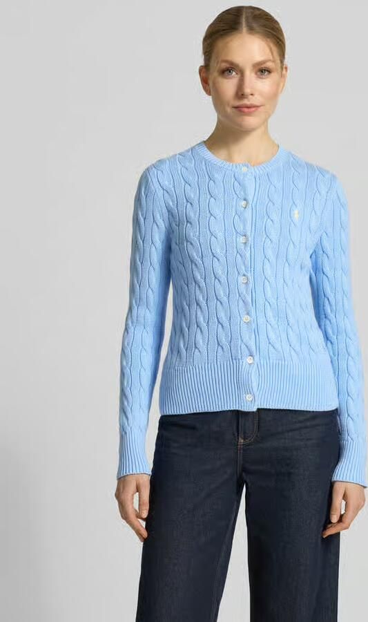 Polo Ralph Lauren regular fit gebreid jack van puur katoen - Foto 3