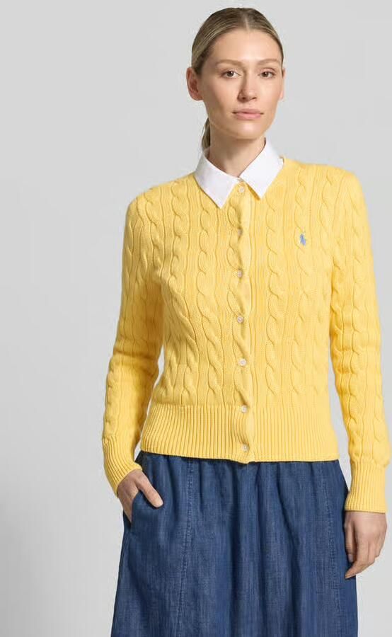 Polo Ralph Lauren regular fit gebreid jack van puur katoen - Foto 3