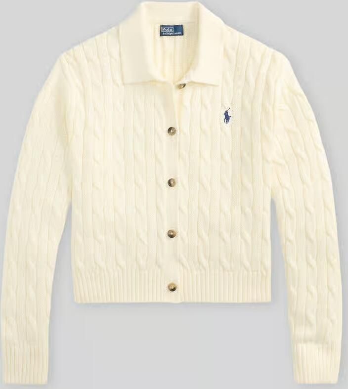 Polo Ralph Lauren Regular fit gebreid jack van puur katoen