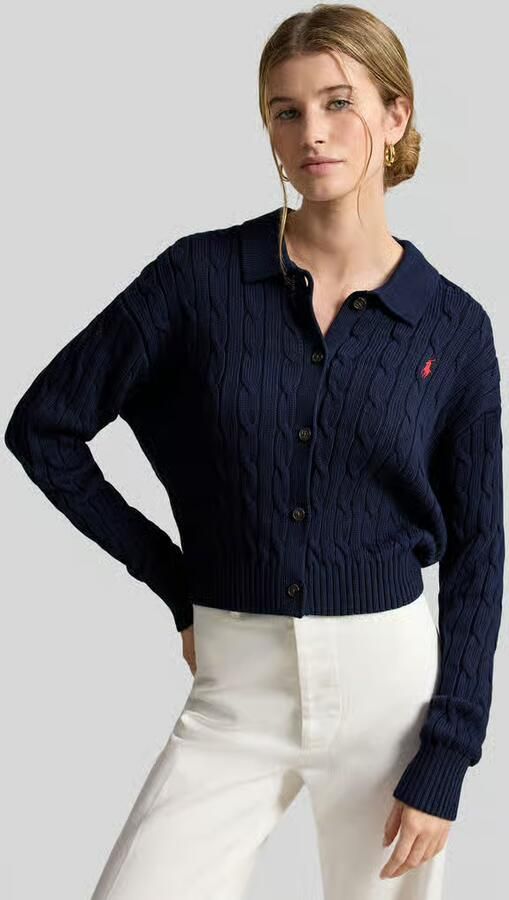 Polo Ralph Lauren Regular fit gebreid jack van puur katoen - Foto 2