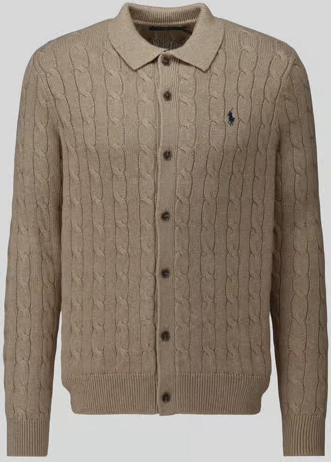 Polo Ralph Lauren Regular fit gebreid jack van puur katoen