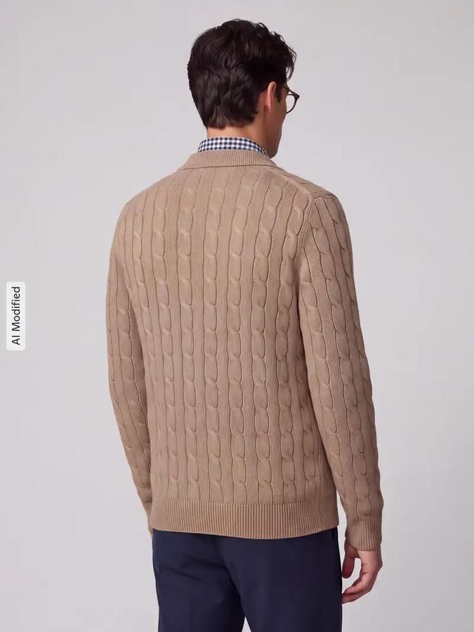 Polo Ralph Lauren Regular fit gebreid jack van puur katoen - Foto 3