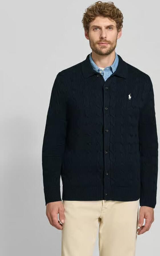 Polo Ralph Lauren Regular fit gebreid jack van puur katoen - Foto 3