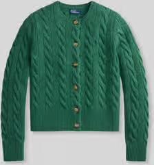 Polo Ralph Lauren Regular fit gebreid jack van wol met kasjmier-aandeel