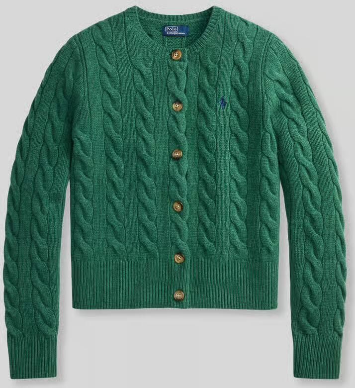 Polo Ralph Lauren Regular fit gebreid jack van wol met kasjmier-aandeel - Foto 2