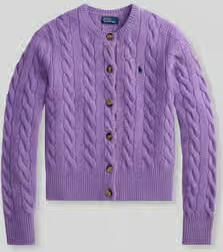 Polo Ralph Lauren Regular fit gebreid jack van wol met kasjmier-aandeel