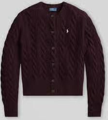 Polo Ralph Lauren Regular fit gebreid jack van wol met kasjmier-aandeel