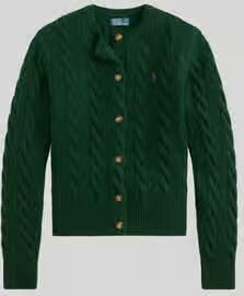 Polo Ralph Lauren Regular fit gebreid jack van wol met kasjmier-aandeel