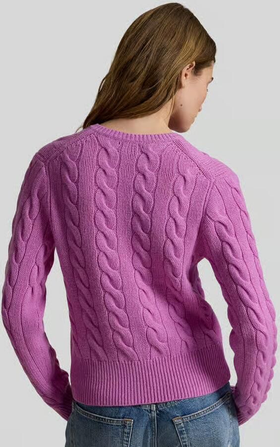 Polo Ralph Lauren Regular fit gebreid jack van wol met kasjmier-aandeel