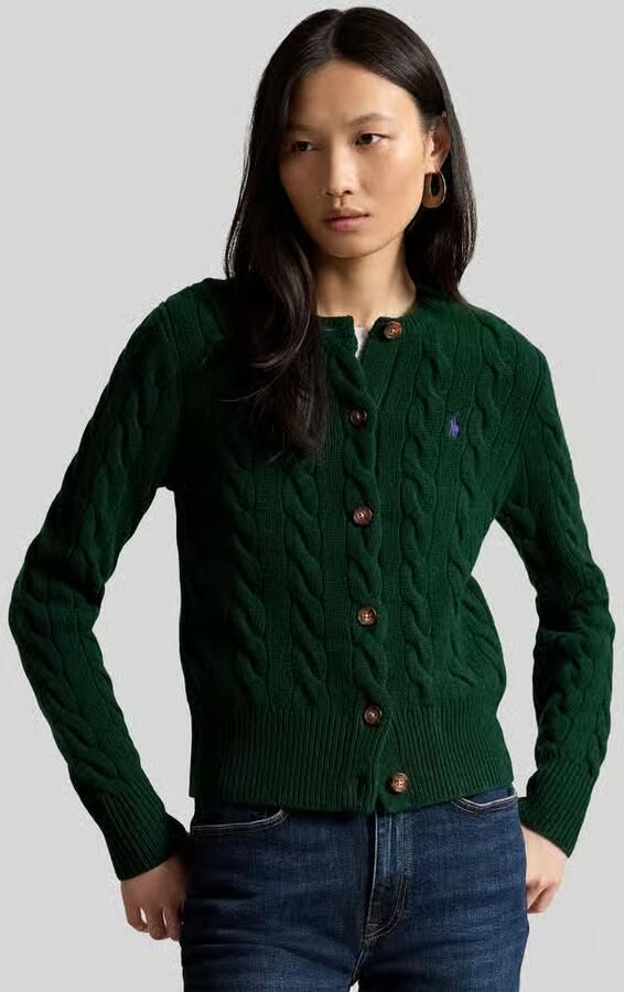 Polo Ralph Lauren Regular fit gebreid jack van wol met kasjmier-aandeel - Foto 2