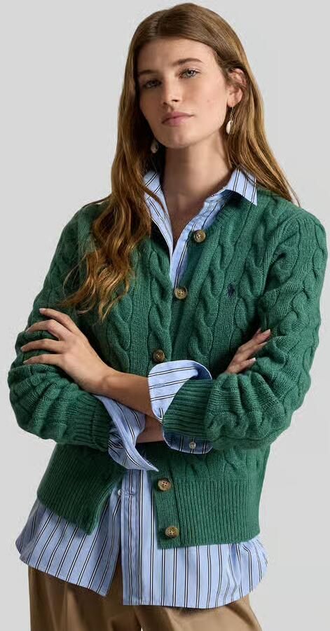 Polo Ralph Lauren Regular fit gebreid jack van wol met kasjmier-aandeel - Foto 3