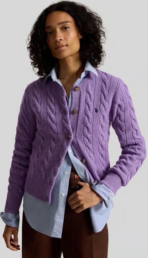 Polo Ralph Lauren Regular fit gebreid jack van wol met kasjmier-aandeel - Foto 2