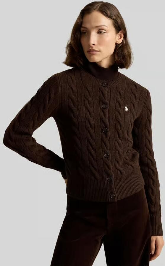 Polo Ralph Lauren Regular fit gebreid jack van wol met kasjmier-aandeel - Foto 2
