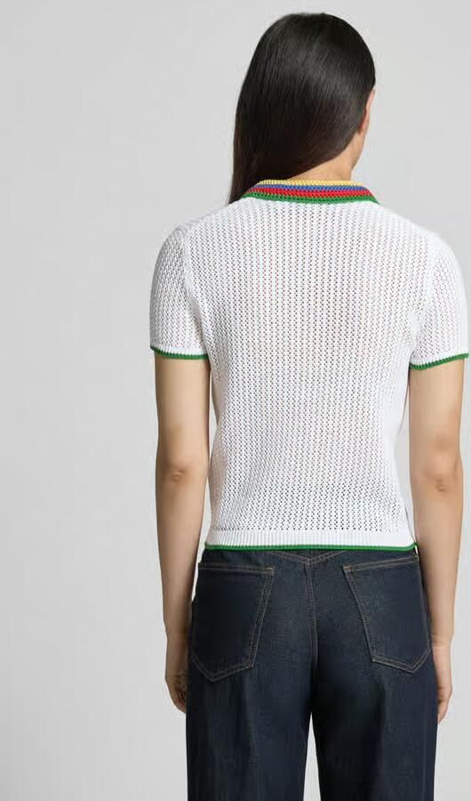 Polo Ralph Lauren regular fit gebreid poloshirt van katoenmix - Foto 3