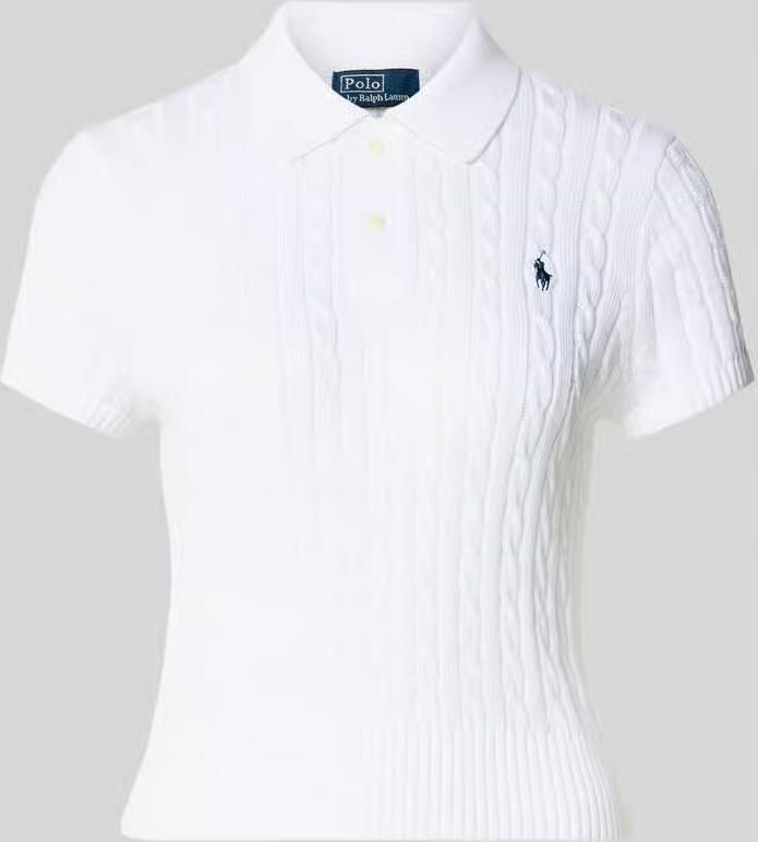 Polo Ralph Lauren regular fit gebreid poloshirt van puur katoen - Foto 2