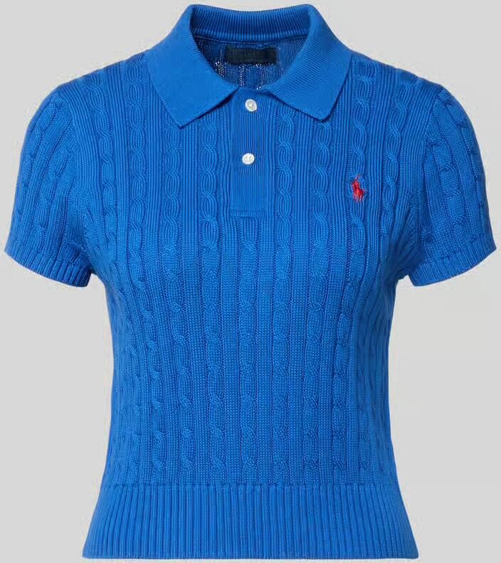 Polo Ralph Lauren regular fit gebreid poloshirt van puur katoen - Foto 2