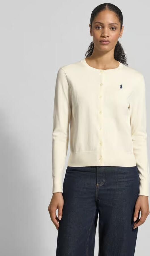 Polo Ralph Lauren Regular Fit gebreid vest van katoenmix - Foto 4