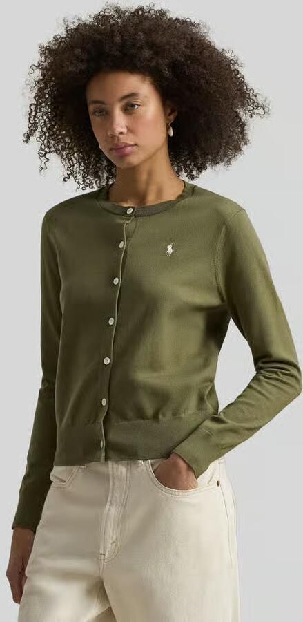 Polo Ralph Lauren Regular Fit gebreid vest van katoenmix - Foto 3