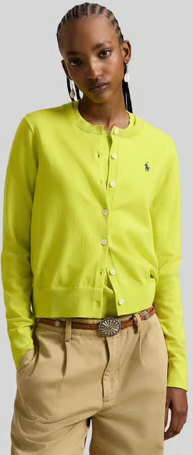 Polo Ralph Lauren Regular Fit gebreid vest van katoenmix - Foto 4