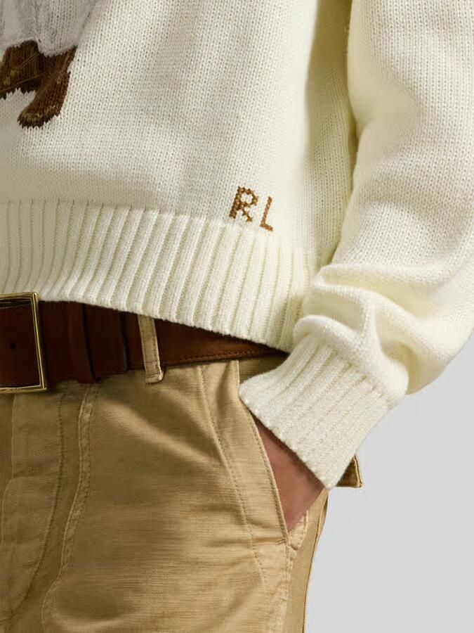 Polo Ralph Lauren Regular fit gebreide pullover met ijsbeer - Foto 2