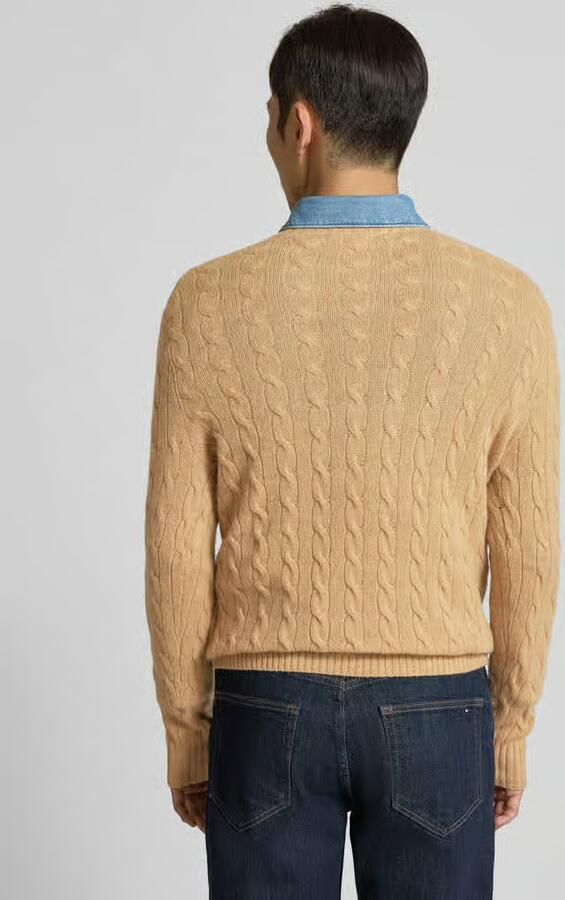 Ralph Lauren Bruine Sweater van Kasjmier en Wol met Iconisch Pony Logo Brown Heren - Foto 8