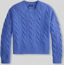 Polo Ralph Lauren regular fit gebreide pullover van mix van wol en kasjmier