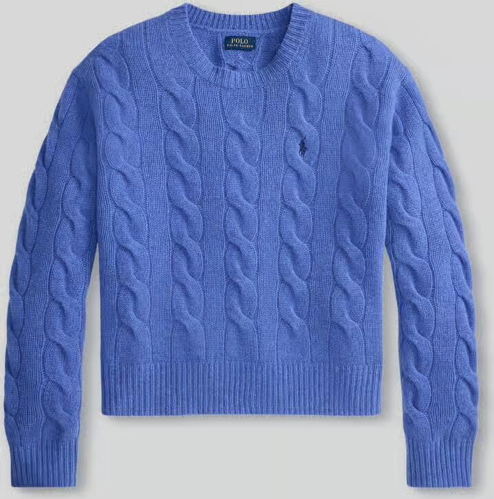 Polo Ralph Lauren regular fit gebreide pullover van mix van wol en kasjmier - Foto 2