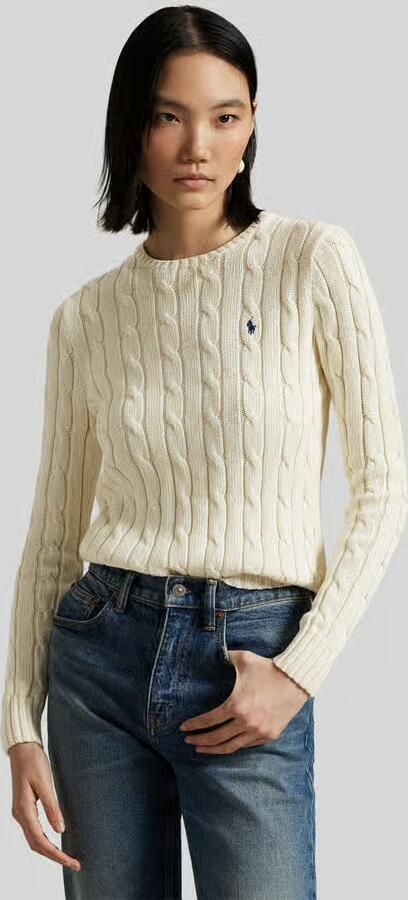 Polo Ralph Lauren regular fit gebreide pullover van mix van wol en kasjmier - Foto 3