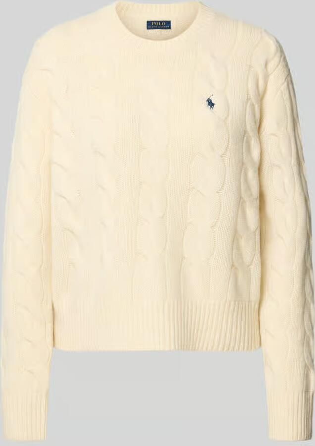 Polo Ralph Lauren regular fit gebreide pullover van mix van wol en kasjmier