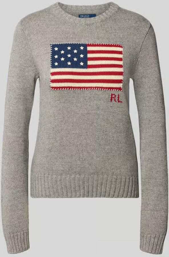 Polo Ralph Lauren regular fit gebreide pullover van puur katoen