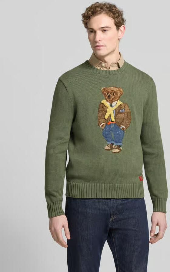 Polo Ralph Lauren regular fit gebreide pullover van puur katoen - Foto 3