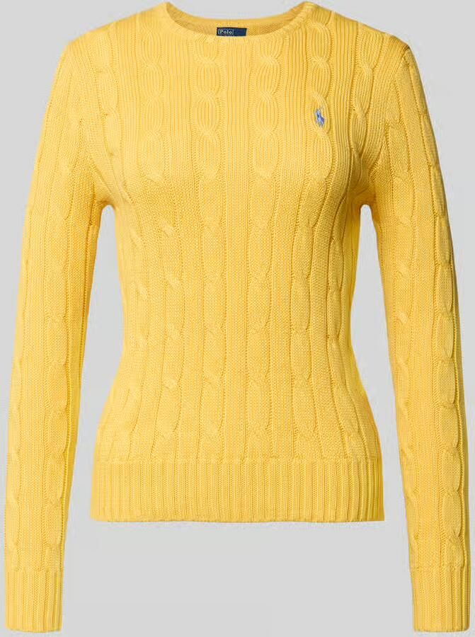 Polo Ralph Lauren regular fit gebreide pullover van puur katoen model 'JULIANNA-LONG' - Foto 2