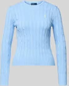 Polo Ralph Lauren regular fit gebreide pullover van puur katoen model 'JULIANNA-LONG'