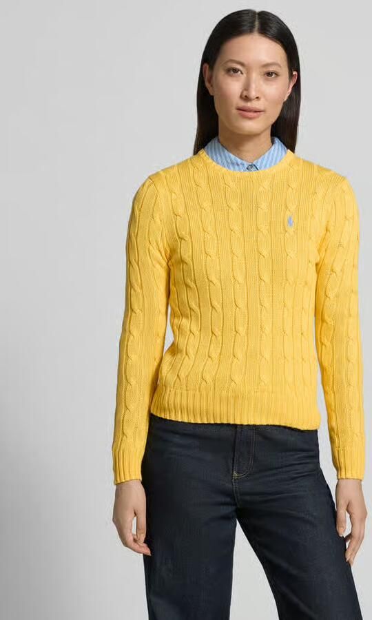 Polo Ralph Lauren regular fit gebreide pullover van puur katoen model 'JULIANNA-LONG' - Foto 2